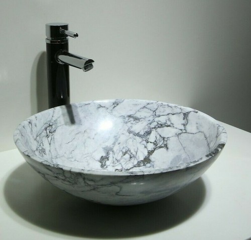 Lavabo tondo pietra marmo - lavabo, in