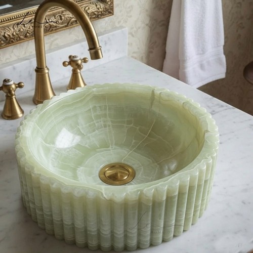 Lavello lusso rotondo - lusso, onice