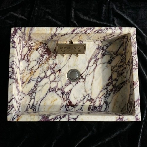 Calacatta viola lavello vaso - viola,